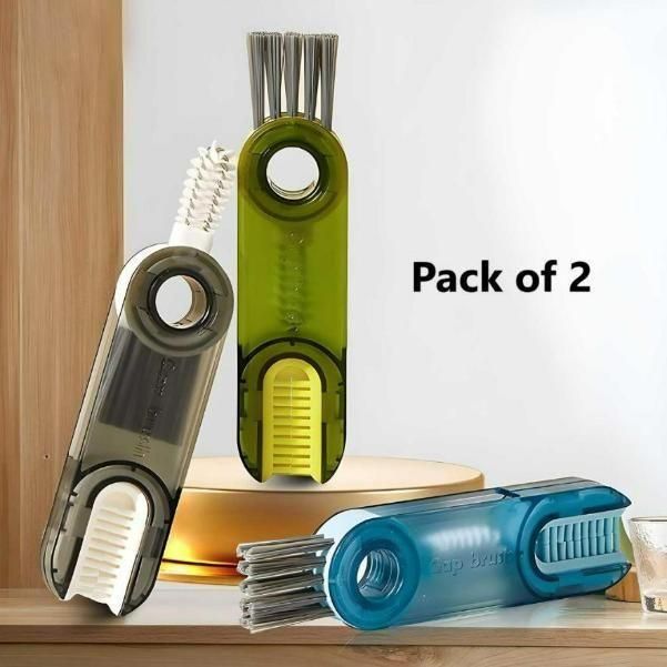3 in 1 Multifunctional Bottle Gap Cleaner Brush
